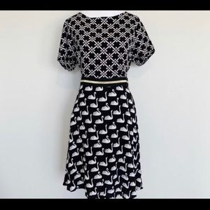 Beautiful swan dress by Maeve (Anthropologie)